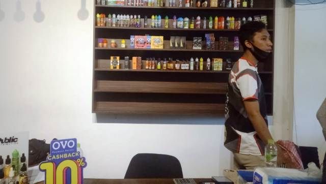 Toko Vape di Raya Manyar Surabaya Dibobol Maling, Ratusan Vapor Raib