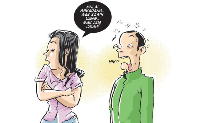 Rajin Minta ‘Jatah’ tapi Malas Menafkahi