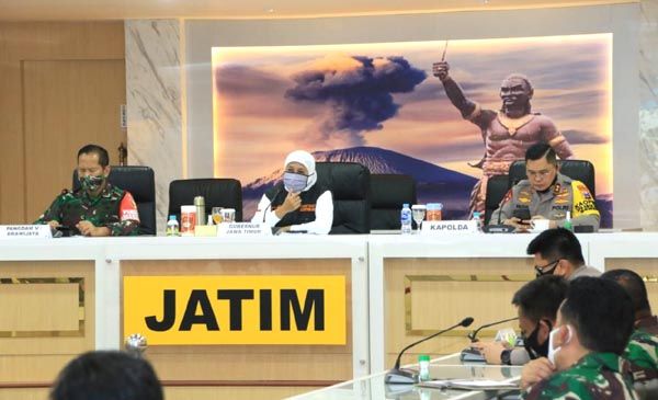 Tinggal Tiga Zona Merah di Jatim, Tingkat Penularan Menurun