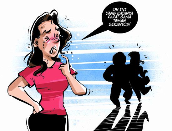 Pakai Jurus Ngglibet Teman Sekantor, Sukses Jadi Pelakor
