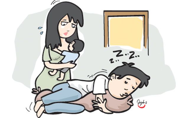 Pernikahan Ambyar gara-gara Suami Emoh Urusi Anak