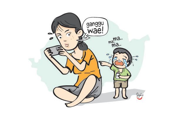 Ibu Sibuk Main Gadget, Anak Lalai, Pernikahan Terbengkalai