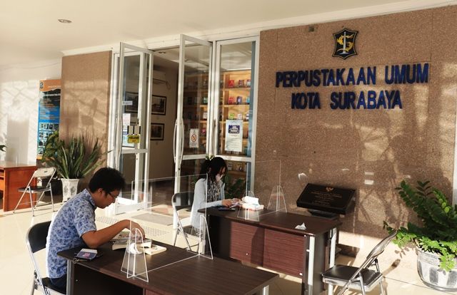 Buka Lagi, Pengunjung Perpus Balai Pemuda Masih Sepi