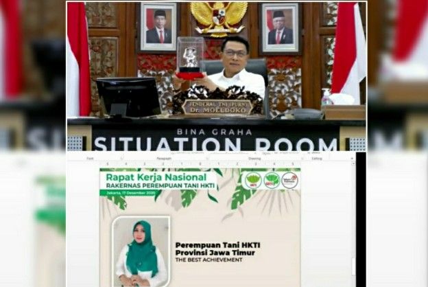 Perempuan Tani HKTI Jatim Raih Penghargaan Best Achievement