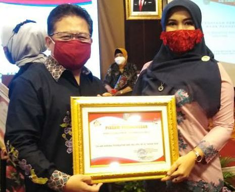 Perempuan Tani HKTI Jatim Raih Penghargaan dari DP3AK