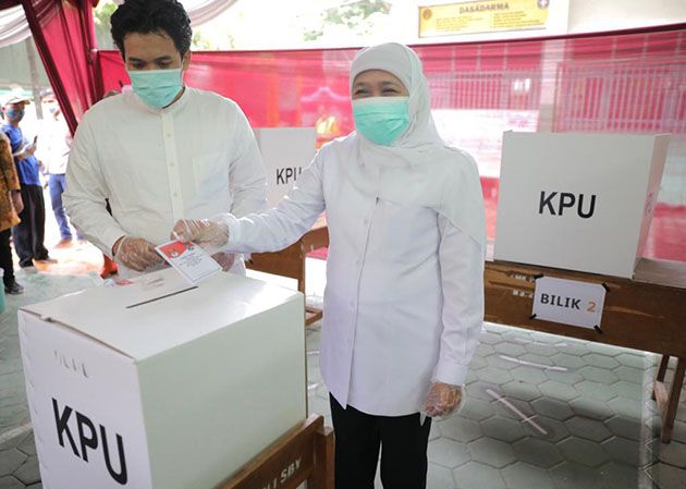 Suara MAJU Tertinggal di TPS Sendiri, Unggul di TPS Khofifah