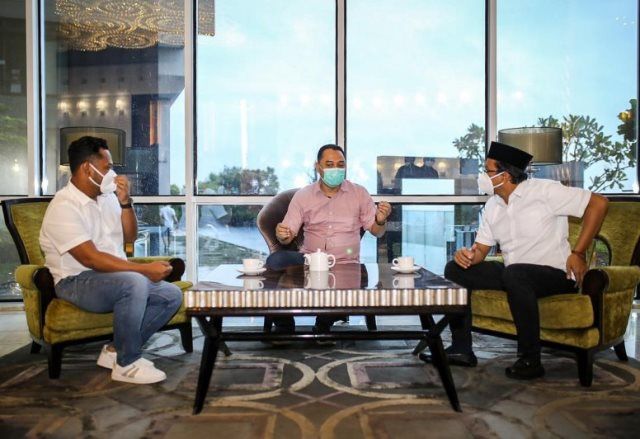 Tiga Kepala Daerah Terpilih Bahas Sinergitas Surabaya Raya