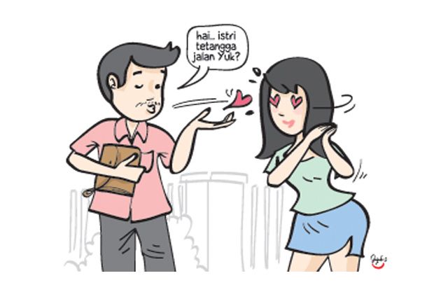 Panas Istri Direbut, Tetangga Dihajar, Suami Masuk Bui