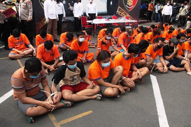 Tiga Hari Operasi, Ringkus 67 Preman Terlibat Pungli dan Pemalakan