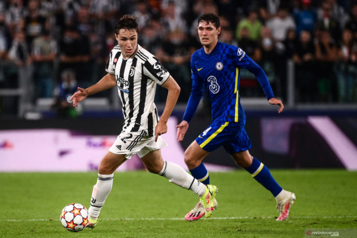 Federico Chiesa mencetak gol tunggal untuk kemenangan Juventus atas Chelsea. (ANTARA)