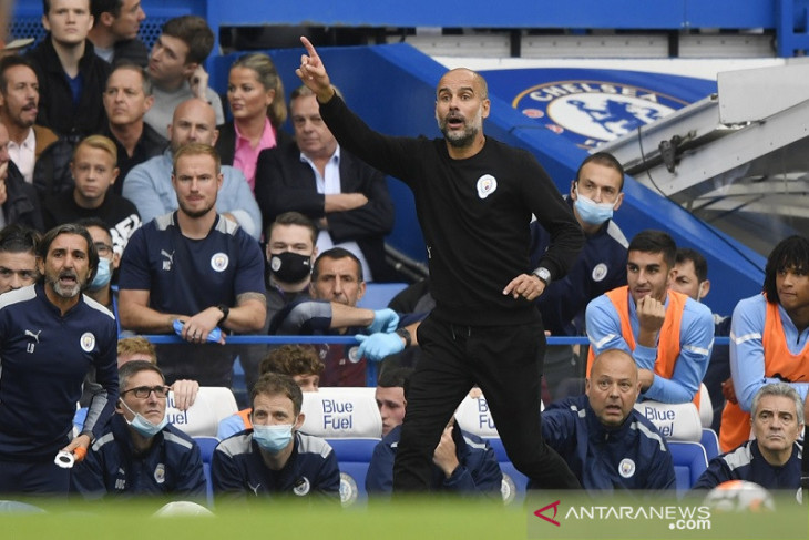 Pep Guardiola pelatih yang kaya taktik dengan rekor kemenangan fantastis. (Antara)