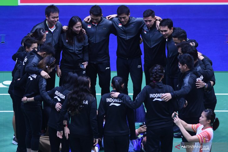 Tim Piala Sudirman Indonesia yang gagal dua tahun lalu. Semoga tidak terulang. (ANTARA)
