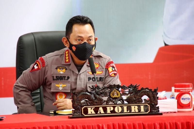 Kapolri Jenderal Pol. Listyo Sigit Prabowo. (ANTARA)
