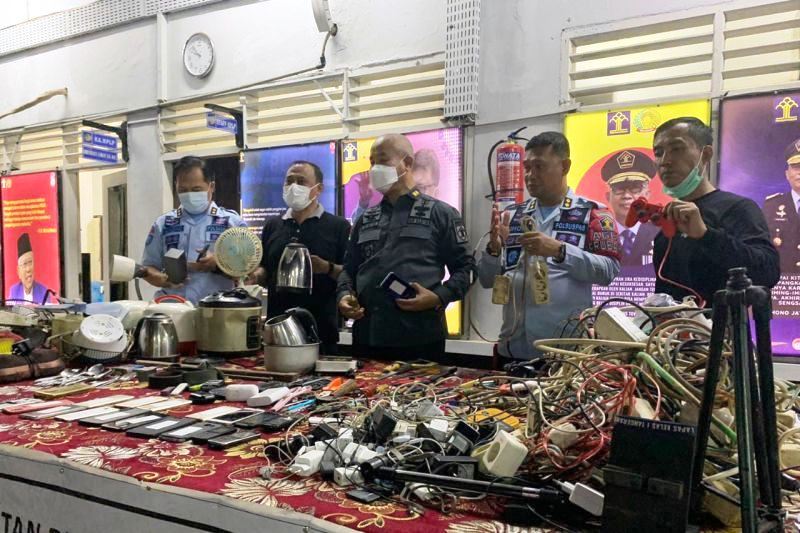 Hasil sidak Kementerian Hukum dan Hak Asasi Manusia di Lapas Kelas I Tangerang. (ANTARA/Ho-Humas Ditjenpas)