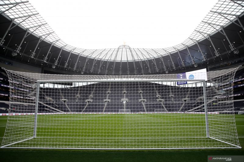Suasana Stadion Tottenham Hotspur di London, Inggris, pada 5 Desember 2021. (ANTARA/REUTERS)