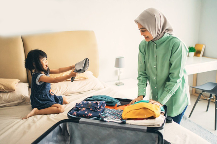 Ilustrasi packing wisata. (ISTIMEWA)