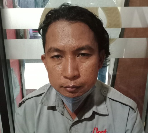 Tersangka Nanang ditangkap di Kotawaringin Timur, Kalimantan Tengah. (IST)