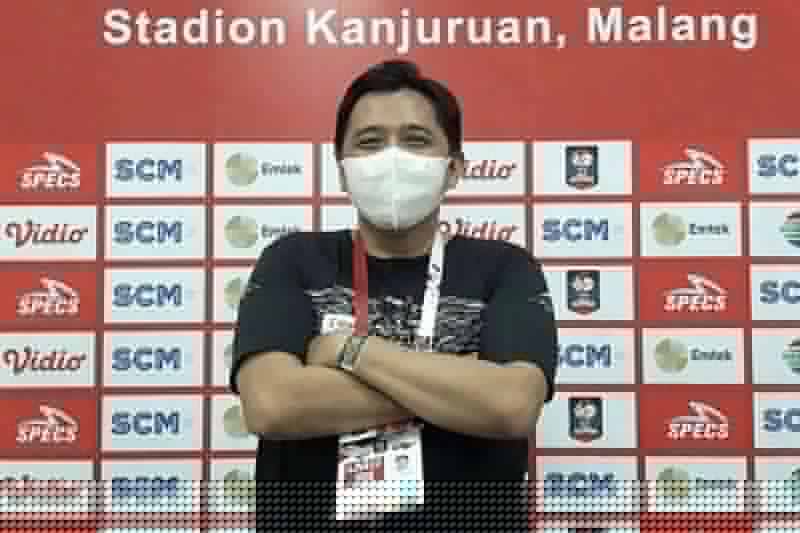 Media Ofiser Arema FC Sudarmaji. (ANTARA)