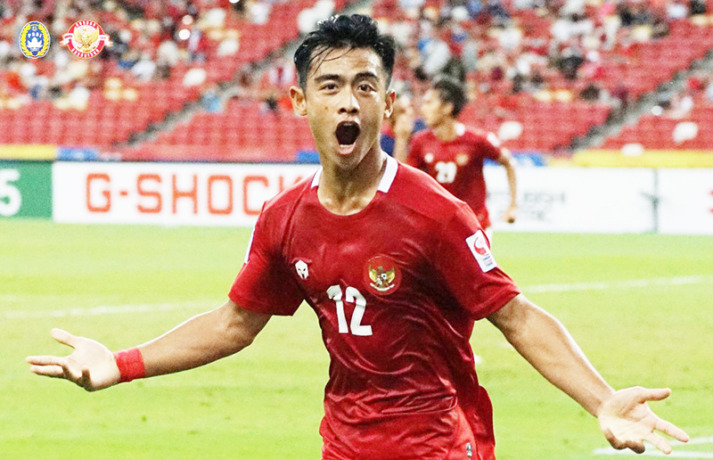 Pratama Arhan saat membela timnas Garuda di ajang Piala AFF U-23 di Singapura. (ISTIMEWA/PSSI)