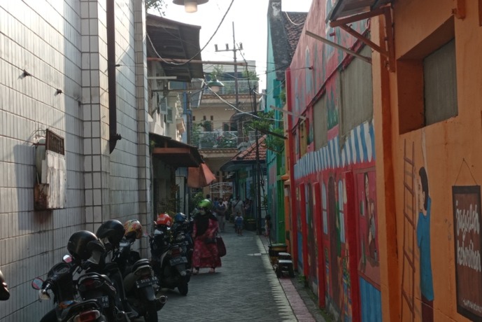 KAYA SEJARAH: Ketandan merupakan kampung lawas yang ada di tengah-tengah Kota Surabaya. (SURYANTO/RADAR SURABAYA)