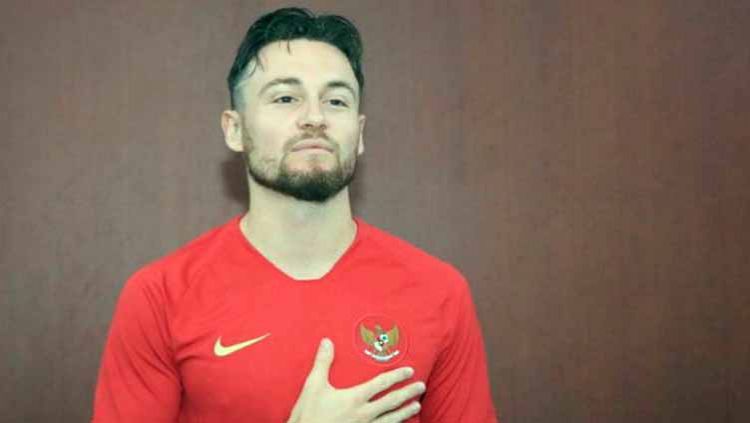 BANGGA: Marc Klok  siap memberikan yang terbaik untuk merah putih. (DOK)