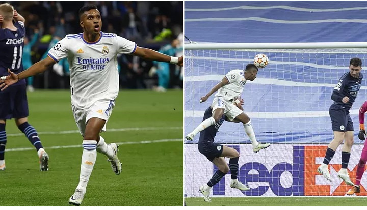 AJAIB: Dua gol Rodrygo berhasil membawa Real Madrid ke partai final Liga Champions. (Marca)