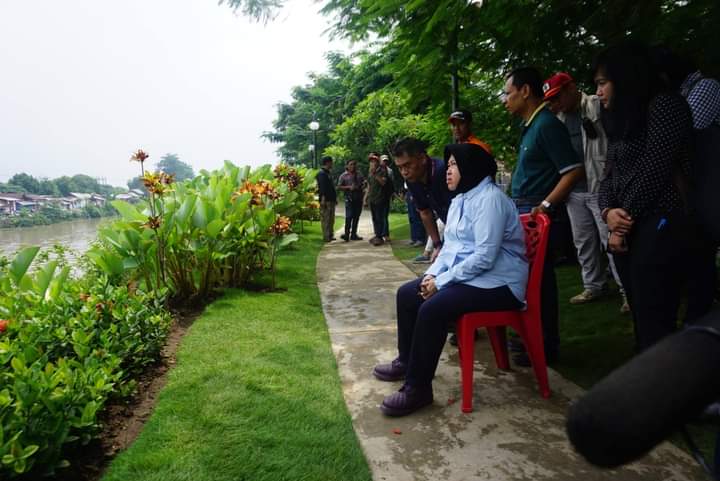 DITATA: Kampung Simo Hilir dikunjungi Tri Rismaharini saat menjabat Wali Kota Surabaya. (DOK)
