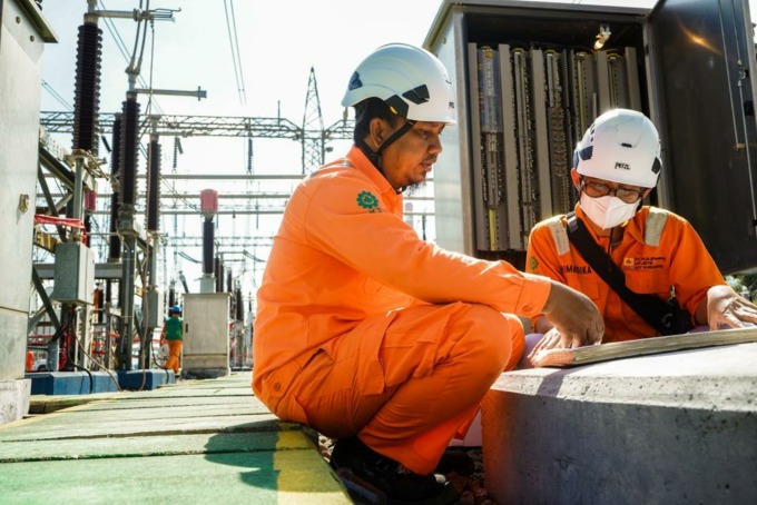 KESIAPAN: Jelang KTT G20, PLN UIT JBM terus mempersiapkan pemeliharaan listrik di GI dan Jalur Transmisi dari Paiton menuju Pulau Bali. (ISTIMEWA)
