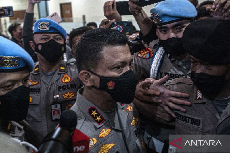 Irjen Pol Ferdy Sambo yang kini diamankan di Mako Brimob Polri. (ANTARA)