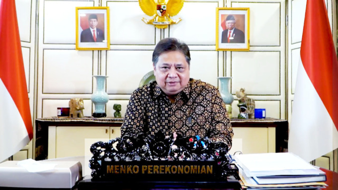 Menko Perekonomian AIrlangga hartarto. (ISTIMEWA)