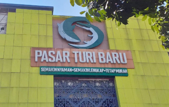 Bangunan Pasar Turi Baru yang kni menggantikan Pasar Turi d/h WarunG turi. (ISTIMEWA)
