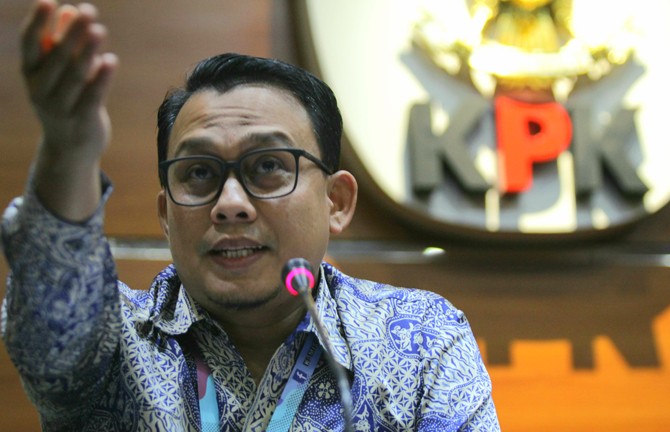 Kepala Bagian Pemberitaan KPK Ali Fikri. (DERY RIDWANSYAH/JPC)