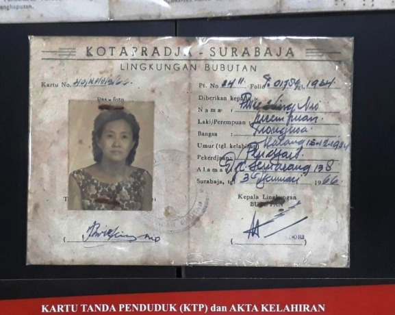 BERUPA LEMBARAN: KTP Surabaya lawas tahun 1966. (ISTIMEWA)