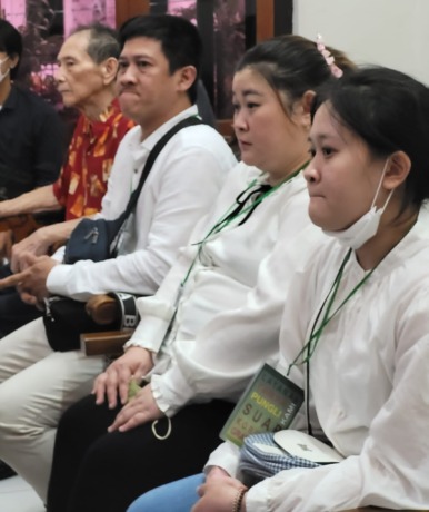 Suasana sidang penganiayaan di PN Surabaya. Konflik keluarga berujung aniaya. (IST)