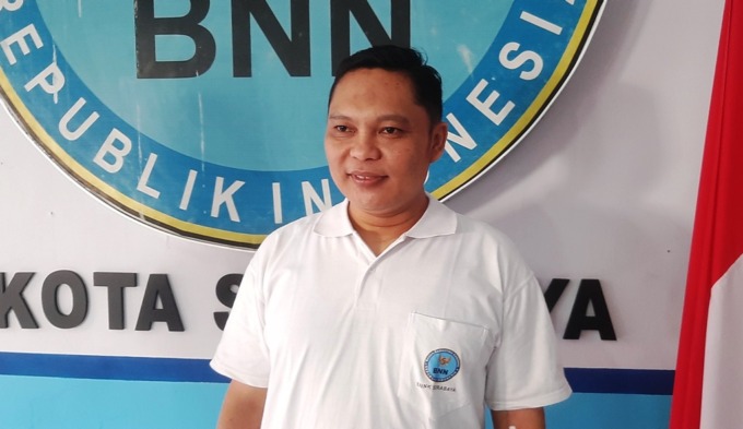 Humas BNNK Surabaya, Singgih Widi Pratomo (MAHRUS/RADAR SURABAYA)