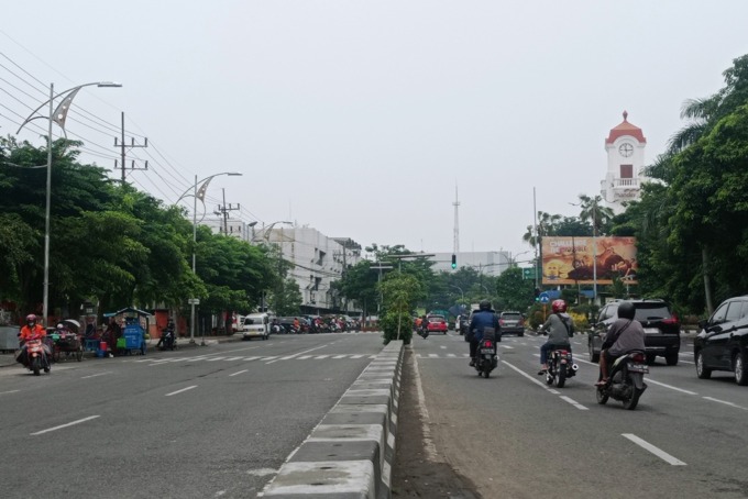 REGENSTRAAT: Kawasan Jalan Kebon Rojo dahulu merupakan kompleks Keraton Surabaya. (SURYANTO/RADAR SURABAYA)