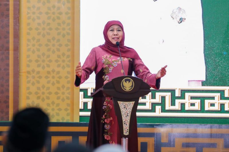 Gubernur Jatim Khofifah Indar Parawansa (ANTARA/HO-Biro Adpim Jatim)
