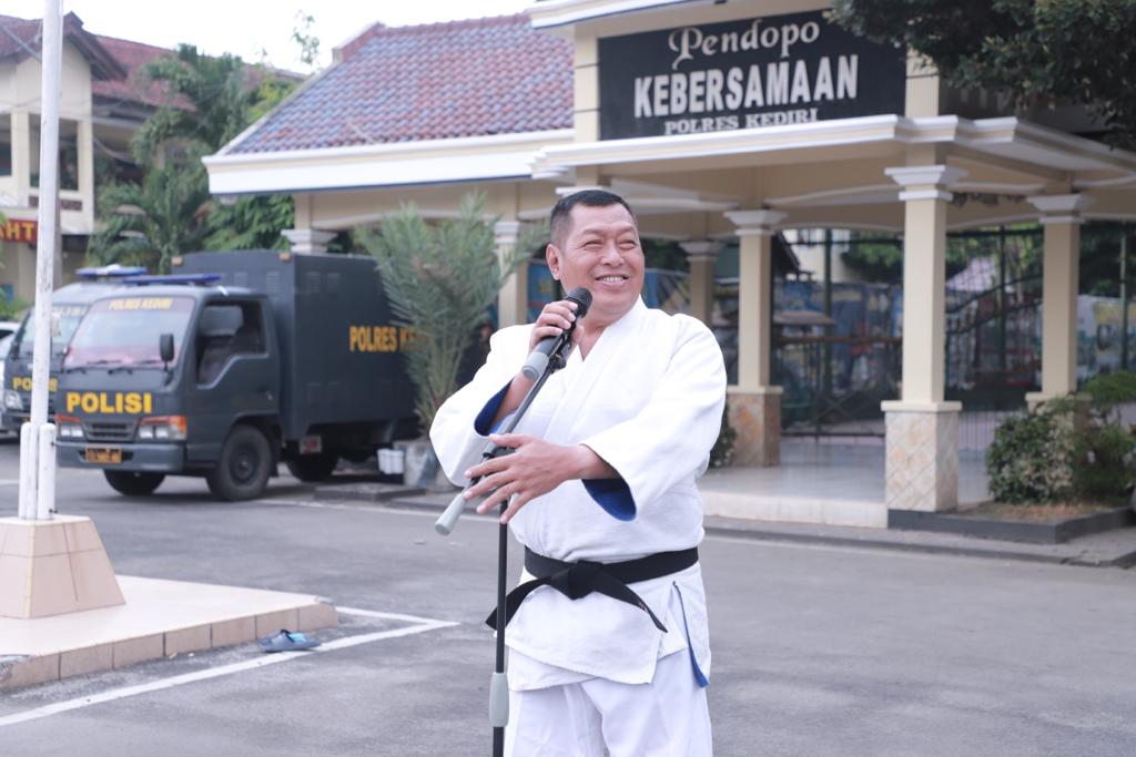 AKP Agus Sudarjanto, Kasatsamapta Polres Kediri.