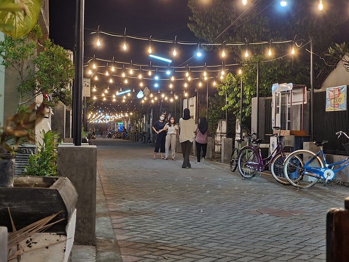 INDAH: Sejumlah spot di Desa Tulungrejo semakin cantik usai direvitalisasi.