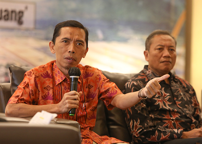 UNGKAP POTENSI: Iman Supriyono saat memberikan materi.