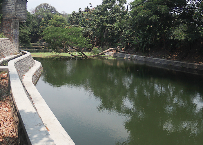 TAK PERNAH SURUT: Kondisi Sumber Wadon yang berada di Desa Tertek, Pare. Dulunya sumber ini dijadikan pemandian warga perempuan.
