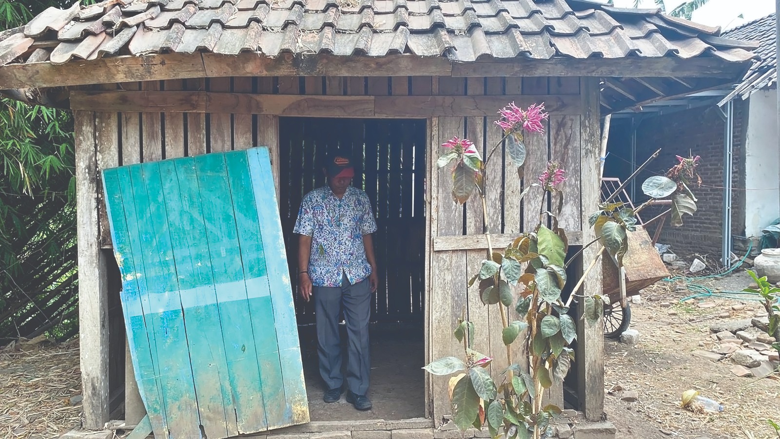 PETILASAN KI PUNGGUL: Joko Celuntang dipercaya menjadi penunggu Punden Sawunggaling.