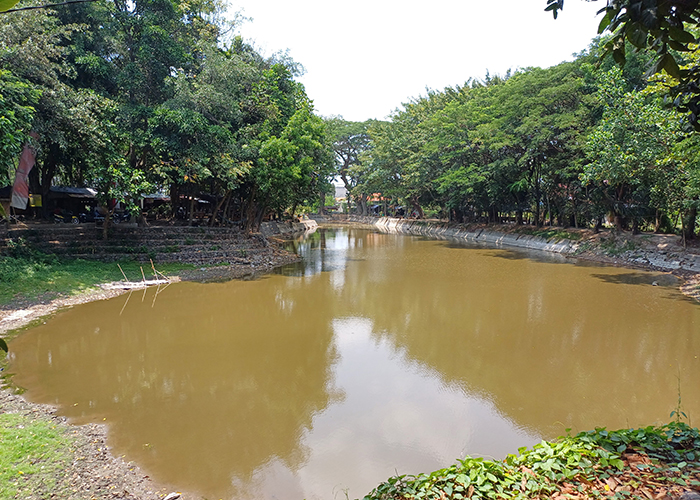 LUAS: Suasana Sumber Gundi yang berada di Desa Tanjung, Kecamatan Pagu.