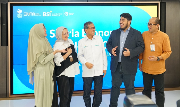 SINERGI: Acara BSI Sharia Economic Outlook 2024 yang dihadiri oleh beberapa stakeholder.