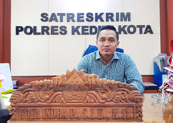 Kasatreskrim Polres Kediri Kota AKP Nova Indra Pratama