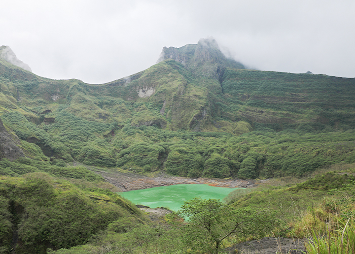 MEMPESONA: Potret kawasan objek wisata Gunung Kelud.