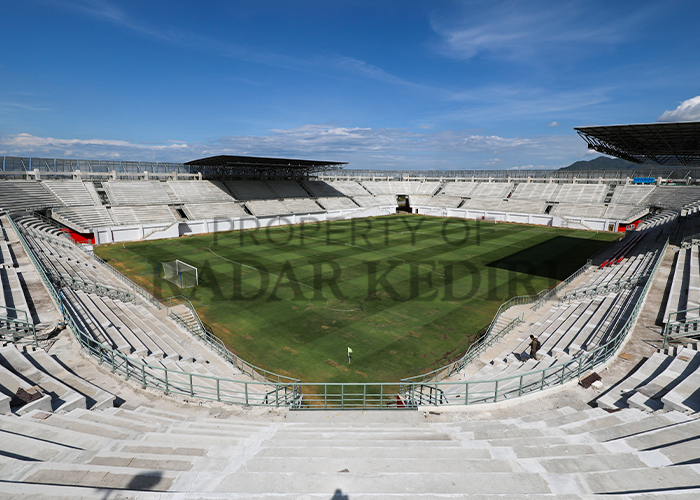 Stadion Gelora Daha Jayati segera dibangun tahun ini. Pemkab tunggu review DED dari PUPR