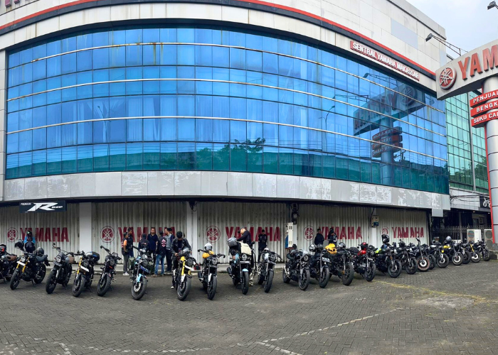 Komunitas XSR Brotherhood Indonesia (XBI) touring wisata Makassar Toraja  jelajahi rute menantang