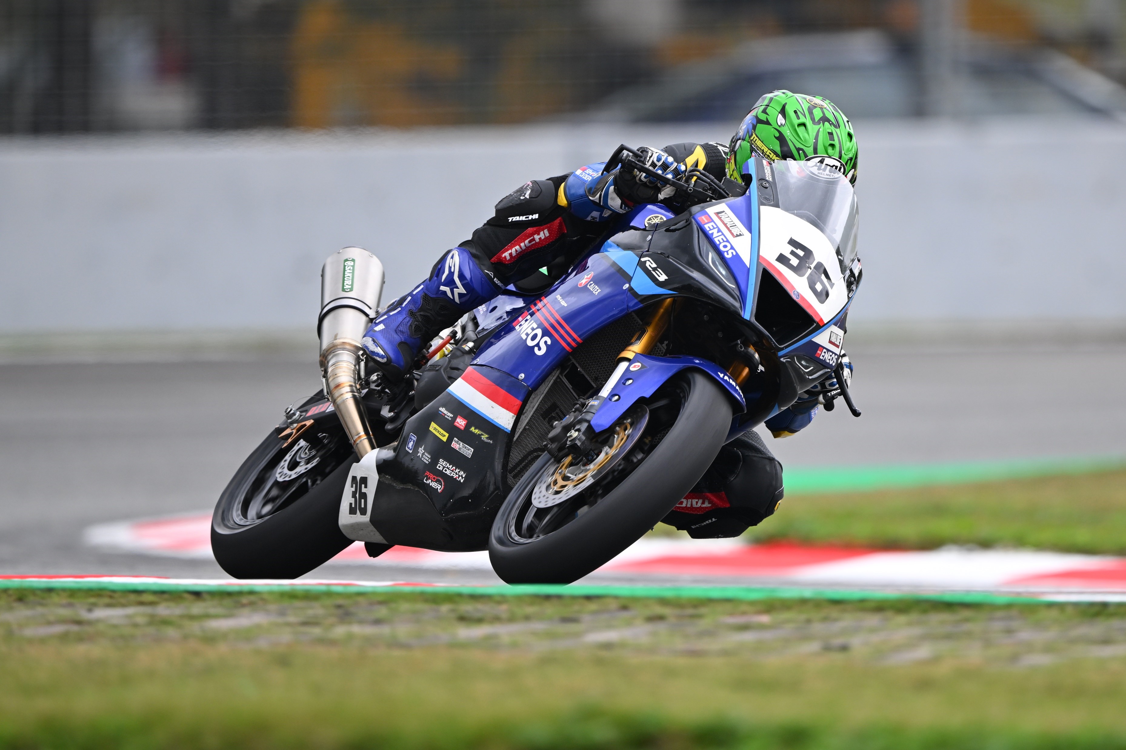 M Faerozi podium 2 race 1 AP250 di seri 2 ARRC 2024