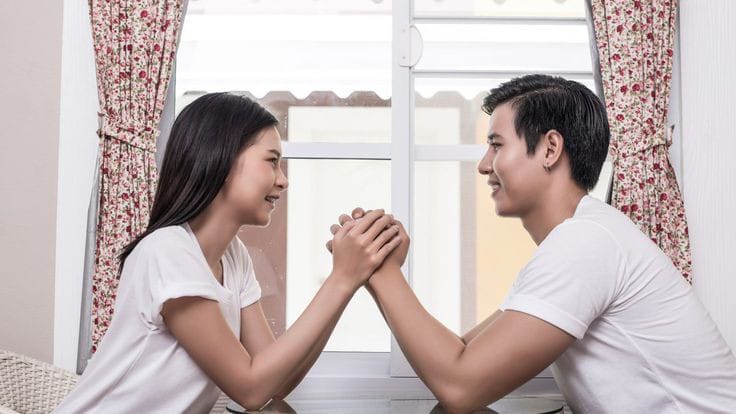 Ilustrasi pasangan harmonis